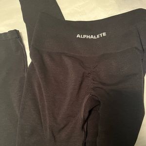 Alphalete amplify black leggings size medium